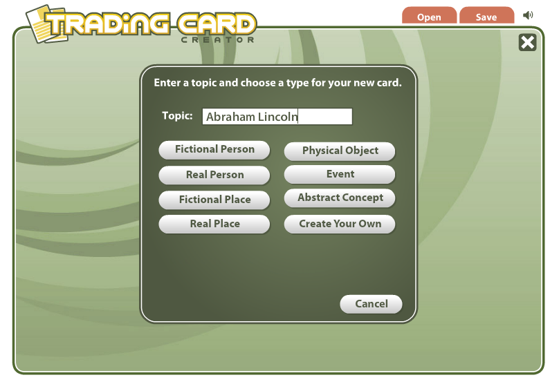 make trading cards app